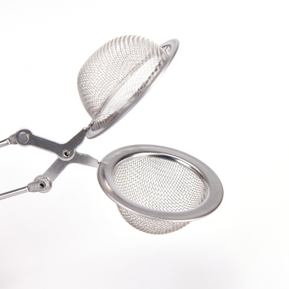 4.5cm/1.77 Diameter Convenient Stainless Steel Handle Tea Mesh Ball Filter Stable Tea Strainer Strong Tea Infuser