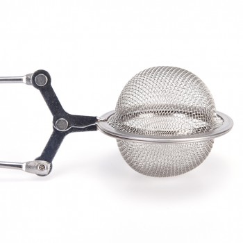 4.5cm/1.77 Diameter Convenient Stainless Steel Handle Tea Mesh Ball Filter Stable Tea Strainer Strong Tea Infuser