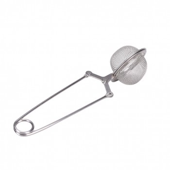 4.5cm/1.77 Diameter Convenient Stainless Steel Handle Tea Mesh Ball Filter Stable Tea Strainer Strong Tea Infuser