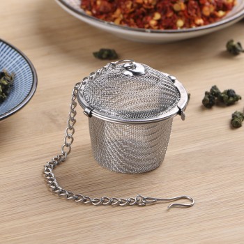 HILIFE Reusable Stainless Steel Teakettle Locking Tea Filter Seasoning Ball Multifunction Mesh Herbal Ball  Tea Spice Strainer