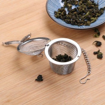 HILIFE Reusable Stainless Steel Teakettle Locking Tea Filter Seasoning Ball Multifunction Mesh Herbal Ball  Tea Spice Strainer