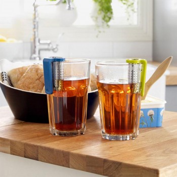Reusable tea infuser stainless steel with Handle Tea Strainer Teapot tea bag Infuser Filter Household Tea Brewing Making