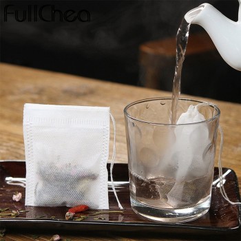 Tea Bags 100 Pcs/Lot Bags For Tea Bag Infuser With String Heal Seal 5.5 x 7CM Sachet Filter Paper Teabags Empty Tea Bags