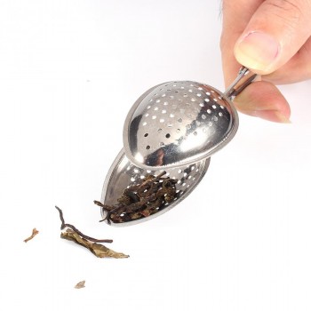 Ball Shape Mesh Tea Strainer Stainless Steel Handle Tea Ball Tea Infuser Kitchen Gadget Coffee Herb Spice Filter Diffuser