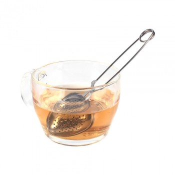 Ball Shape Mesh Tea Strainer Stainless Steel Handle Tea Ball Tea Infuser Kitchen Gadget Coffee Herb Spice Filter Diffuser