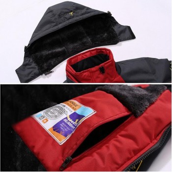 Winter parka men plus velvet warm windproof coats mens military hooded jackets casaco masculino casacos mens outwear overcoat