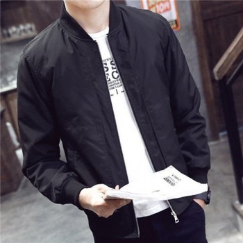 2019 Spring Autumn Casual Solid Fashion Slim Bomber Jacket Men Overcoat Baseball Jackets Mens streetwear Jacket 4xl Top XT380