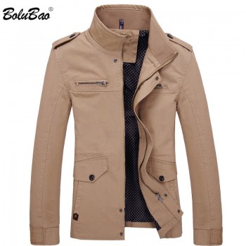 BOLUBAO 2018 Men Jacket Coat Long Section Fashion Trench Coat New Autumn Brand Casual Silm Fit Overcoat Jacket Male