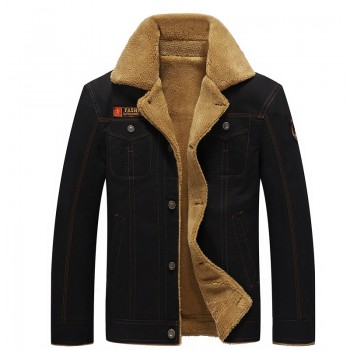 2018 Winter Bomber Jacket Men Air Force Pilot MA1 Jacket Warm Male fur collar Mens Army Tactical Fleece Jackets Drop Shipping