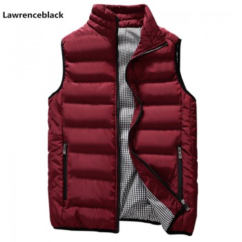 Vest Men New Stylish 2018 Autumn Warm Sleeveless Jacket Men Winter Waistcoat Mens Vest Fashion Casual Coats Mens Plus Size 1960