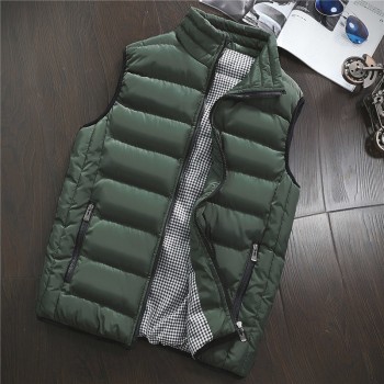 Vest Men New Stylish 2018 Autumn Warm Sleeveless Jacket Men Winter Waistcoat Mens Vest Fashion Casual Coats Mens Plus Size 1960
