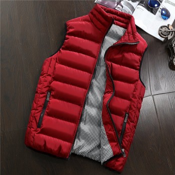 Vest Men New Stylish 2018 Autumn Warm Sleeveless Jacket Men Winter Waistcoat Mens Vest Fashion Casual Coats Mens Plus Size 1960
