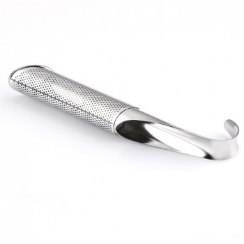New Tea Strainer Amazing Stainless Steel Pipe Design Tea Infuser Touch Feel Good Holder Tea Spoon Infuser Filter Drinkware