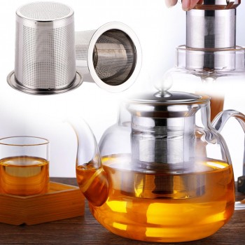 Stainless Steel Tea Strainer Mesh Tea Infuser Reusable Strainer Loose Tea Leaf Spice Filter Tea Strainer for Teapot 40