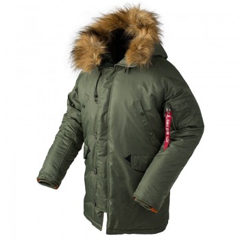 2018 Winter N3B puffer jacket men long canada coat military fur hood warm trench camouflage tactical bomber army korean parka