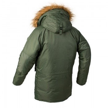 2018 Winter N3B puffer jacket men long canada coat military fur hood warm trench camouflage tactical bomber army korean parka