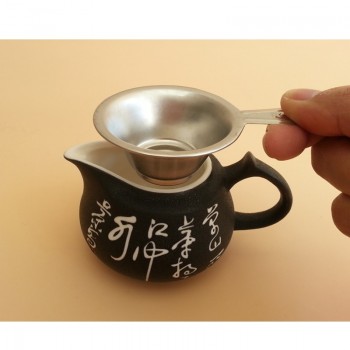 Chinese Kung Fu Tea Set Porcelain Tea Strainer Dehua High White Ceramics Resistant To High Temperature Smooth Tea Filter A