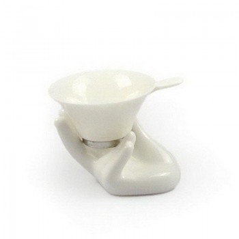 Chinese Kung Fu Tea Set Porcelain Tea Strainer Dehua High White Ceramics Resistant To High Temperature Smooth Tea Filter A