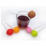 Silicon Sweet Tea Infuser Candy Lollipop Loose Leaf Mug Strainer Cup Steeper