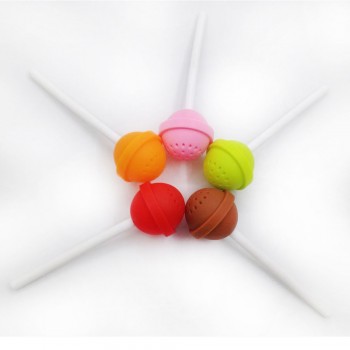 Silicon Sweet Tea Infuser Candy Lollipop Loose Leaf Mug Strainer Cup Steeper