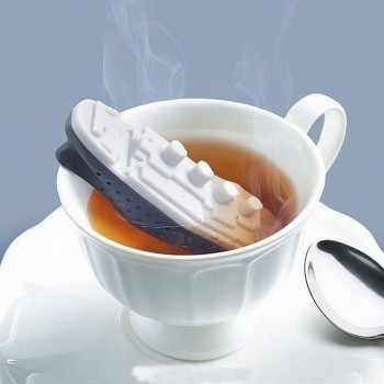 Creative Silicone Titanic Tea Bag Filter Ship Shape Tea Filter  Seasoning Bag Kitchen Tools Unpackaged