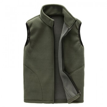 DIMUSI Men Winter Fleece Vest Male Thick Warm Waistcoat Outwear Casual Thermal Soft Vests Mens Windproof Sleeveless Jacket,YA720
