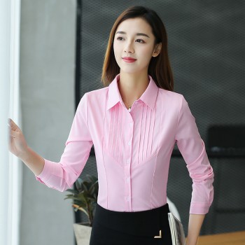 Women Blouse Womens Tops and Blouses Cotton Ladies Tops Shirts Women 2018 Shirts Pink Blusa Feminina Plus Size XXXL/5XL