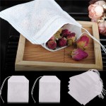 100Pcs/Lot Teabags 5.5 x 7CM Empty Scented Tea Bags Infuser With String Heal Seal Filter Paper for Herb Loose Tea Bolsas de te