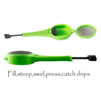 1PC Tea Infuser Reusable Tea bag Plastic Tea amp; Coffee Strainer Tea filter