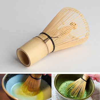 New 1PC Bamboo Japanese Style Powder Whisk Green Tea Preparing Matcha Brush