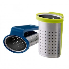 Stainless Steel Tea Infuser Reusable Loose Leaf Mesh Tea Filter Tea Strainer with Handle (Random Color)