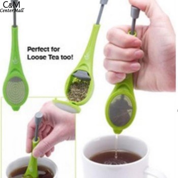 Home Restaurant Tea Coffee Strainer Gadget Filter Green Kitchen Diffuser Stir Swirl etc Home Tea Kitchen tools
