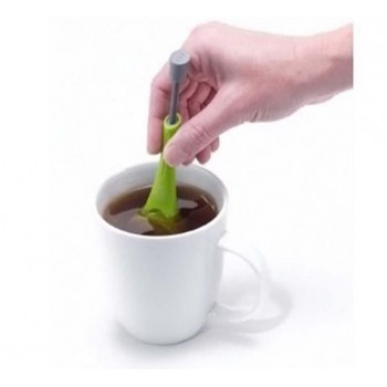 Cute Flavor Total Tea Infuser Gadget Measure Swirl Steep Stir Press Silicone Rubber Teaamp;Coffee Strainer Green New 2018 Tea Filte