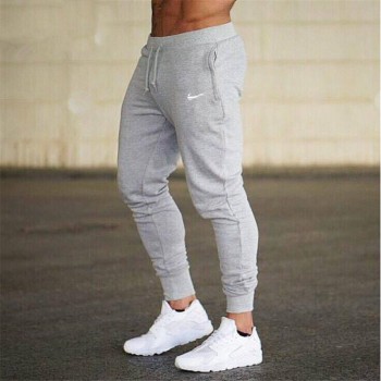 2018 New Men Joggers Brand Male Trousers Casual Pants Sweatpants Men Gym Muscle Cotton Fitness Workout hip hop Elastic Pants