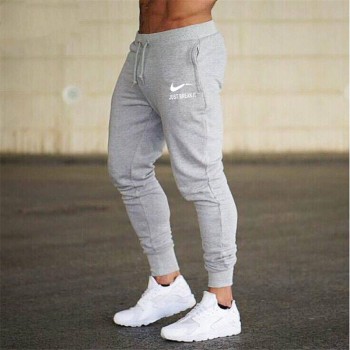 2018 New Men Joggers Brand Male Trousers Casual Pants Sweatpants Jogger grey Casual Elastic cotton GYMS Fitness Workout pan