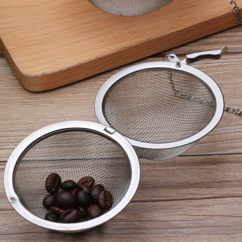 3 Size Stainless Steel Tea Pot Infuser Sphere Mesh Filter Loose Tea Leaves Strainer Handle Tea Ball Kitchen Cooking Gadgets