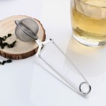 Stainless Steel Long Handle Teapot Tea Strainer Sphere Ball Shape Mesh Tea Infuser Filter Coffee Herb Spice Filter Diffuser