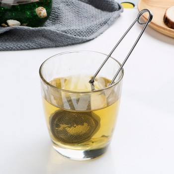 Stainless Steel Long Handle Teapot Tea Strainer Sphere Ball Shape Mesh Tea Infuser Filter Coffee Herb Spice Filter Diffuser