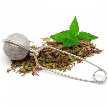 Stainless Steel Long Handle Teapot Tea Strainer Sphere Ball Shape Mesh Tea Infuser Filter Coffee Herb Spice Filter Diffuser