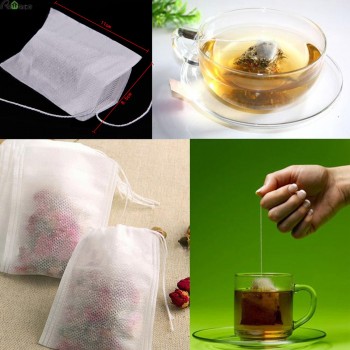 3 Sizes 100 pcs/Lot Teabags Empty Scented Tea Bags With String Heal Seal Filter Paper for Herb Loose Tea Bolsas de te