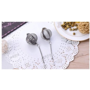 Stainless steel chain egg-shaped tea ball, tea maker, kitchen soup flavor treasure