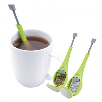 Reusable Tea Infuser Built-in plunger Healthy Intense Flavor Tea bag Plastic Teaamp;Coffee Strainer Measure Swirl Steep Stiramp;Press