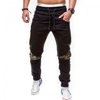 Fashion Camouflage Patchwork  Joggers Men Casual Streetwear Sweatpants Hip Hop Jogger Pants Men