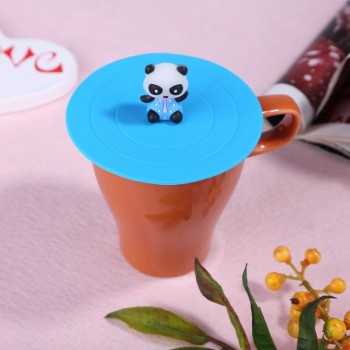 Silicone Leakproof Cup Lids Heat Resistant Reusable Sealed Cover Kitchen Accessories Tea Cup Vasos De Plastico Suction Seal Cap