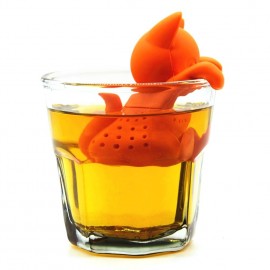 Waasoscon Cute Cat Tea Infuser Silicone Reuseable Foof safe Silicone Cat Shape tea strainer Tea Coffee Punch Filter Tea Infuser