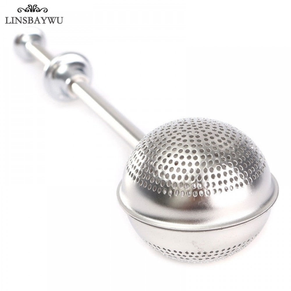 LINSBAYWU Mesh Loose Tea Ball Infuser Stainless Steel Spice Herbal Tea Leaf Strainer Home Convenient Necessary Filter