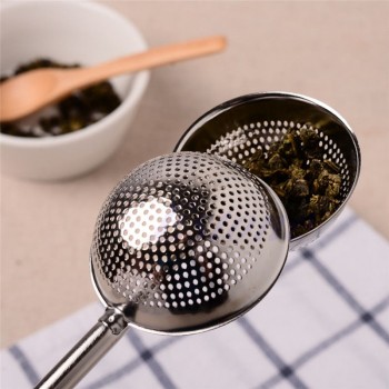 LINSBAYWU Mesh Loose Tea Ball Infuser Stainless Steel Spice Herbal Tea Leaf Strainer Home Convenient Necessary Filter