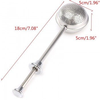 LINSBAYWU Mesh Loose Tea Ball Infuser Stainless Steel Spice Herbal Tea Leaf Strainer Home Convenient Necessary Filter