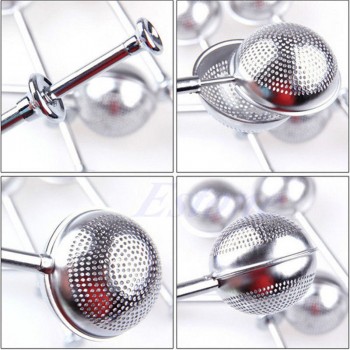 LINSBAYWU Mesh Loose Tea Ball Infuser Stainless Steel Spice Herbal Tea Leaf Strainer Home Convenient Necessary Filter
