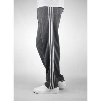 2018 Autumn Mens Casual Loose Sweatpants Men Basic Trousers Tracksuit Side Stripe Bottoms Breathable Sportswear Track Pants